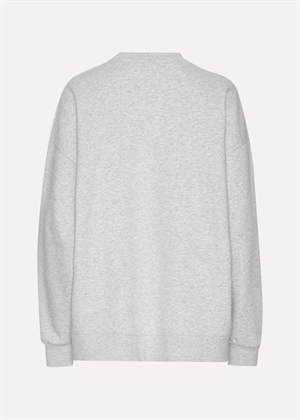 Iris Heavy crewneck sweat Light Grey Melange ROTATE SUNDAY